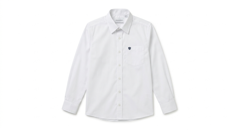 Premium School White Shirt (Classic Fit)